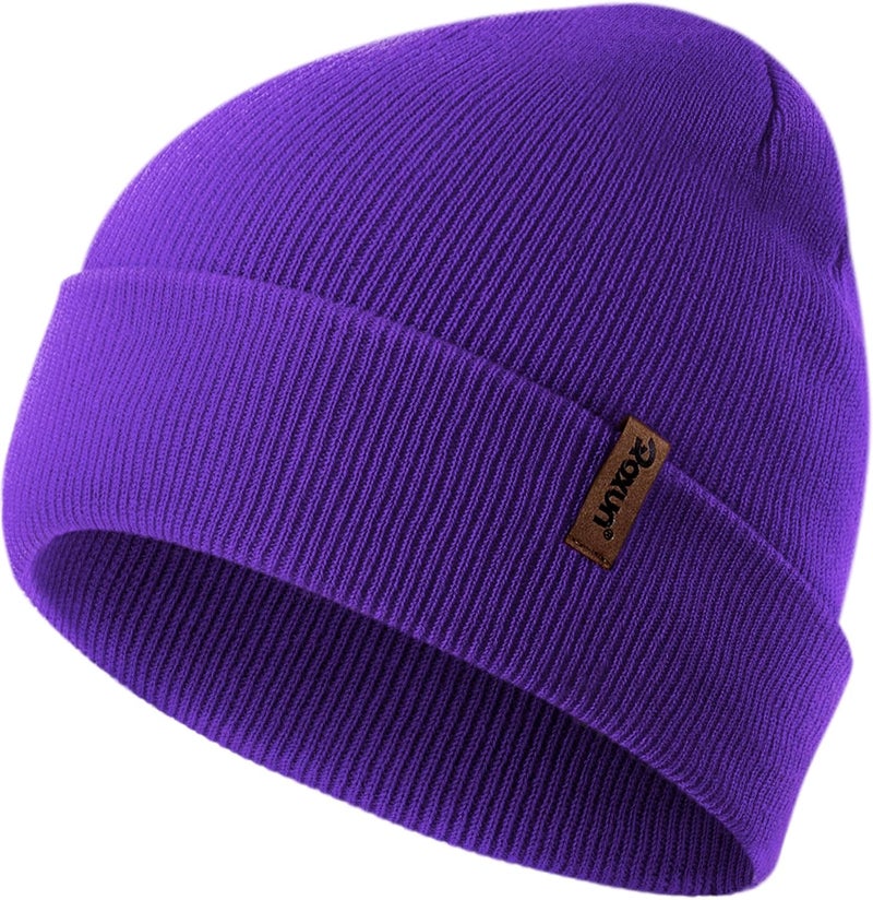 ROXUN Beanie for Men/Women Winter Hat Knit Cuffed Soft Warm Unisex Skull Stocking Cap - Image 1